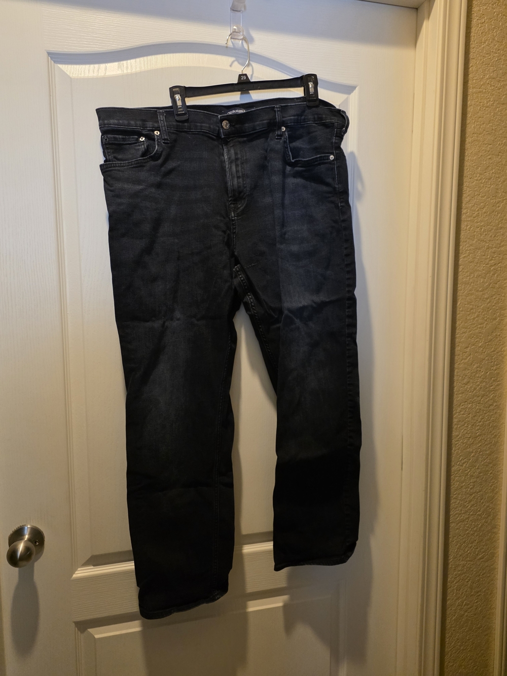 Calvin Klein Men's Dark Navy Straight Jeans